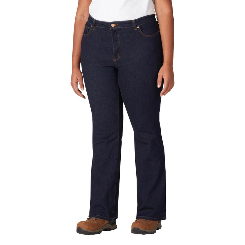 Dickies - Women's Perfect Shape Bootcut Jeans (Plus Size) (FDW150RNB)