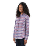 Dickies - Women's Plaid Flannel Long Sleeve Shirt (FL075B2J)