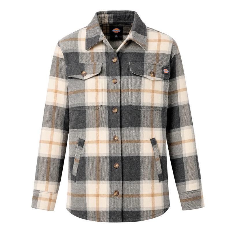 Dickies - Women's Plaid Woven Flannel Shacket (A85WN0GA)