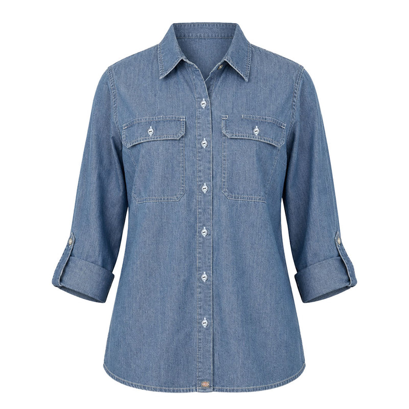 Dickies - Women's Roll Tab Long Sleeve Shirt (FL501LSW)