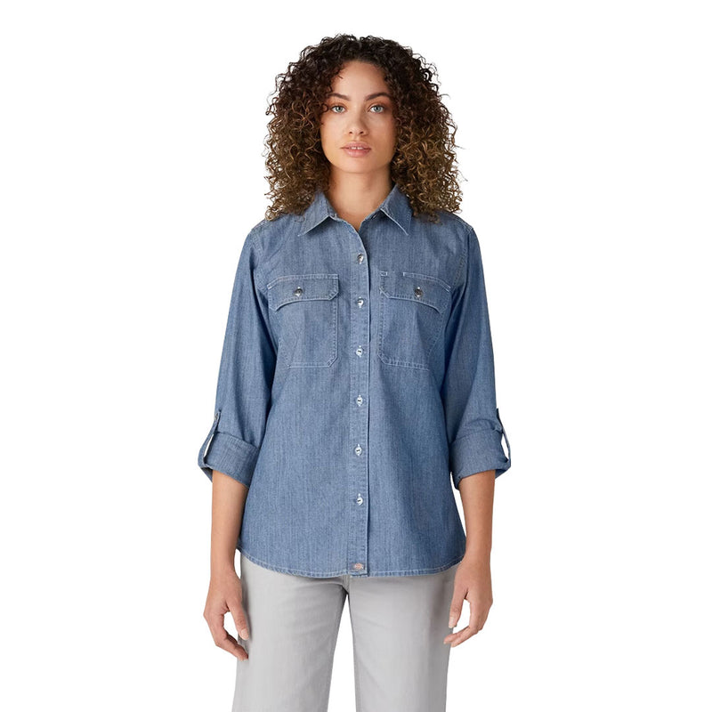 Dickies - Women's Roll Tab Long Sleeve Shirt (FL501LSW)