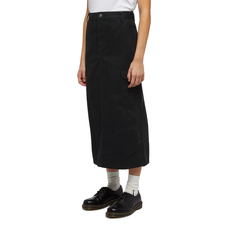 Dickies - Women's Washed Woven Duck Canvas Skirt (A4Z2RBLK)