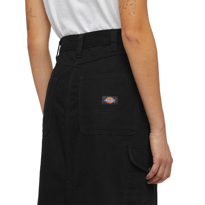 Dickies - Women's Washed Woven Duck Canvas Skirt (A4Z2RBLK)