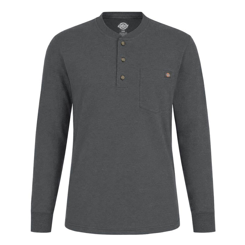 Dickies - Men's Heavyweight Long Sleeve Henley T-Shirt (WL451HDNH)