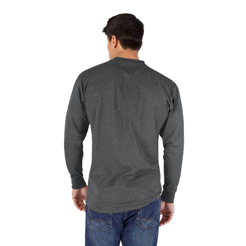 Dickies - Men's Heavyweight Long Sleeve Henley T-Shirt (WL451HDNH)