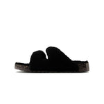 Dockers - Men's 2 Buckle Sherpa Slippers (FMF6257ADK BLK)