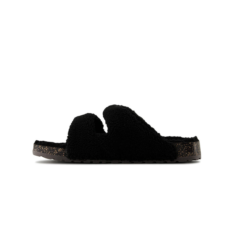 Dockers - Men's 2 Buckle Sherpa Slippers (FMF6257ADK BLK)
