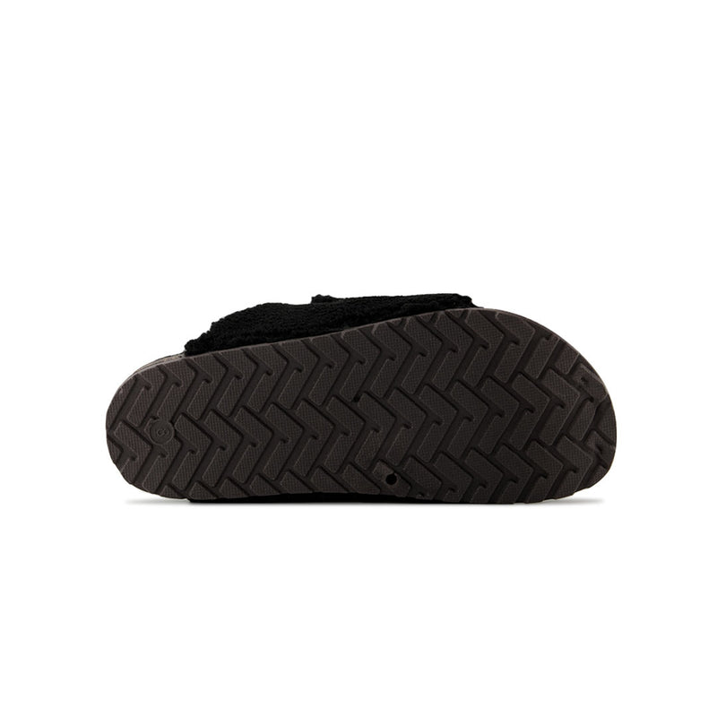 Dockers - Men's 2 Buckle Sherpa Slippers (FMF6257ADK BLK)