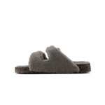Dockers - Men's 2 Buckle Sherpa Slippers (FMF6257ADK CHR)
