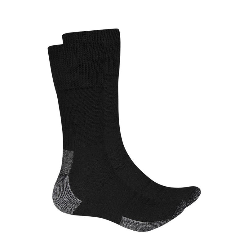 Dr.Scholls - Men's 2 Pack Advanced Relief Crew Socks (DSM22125C2C2C01 BLK)