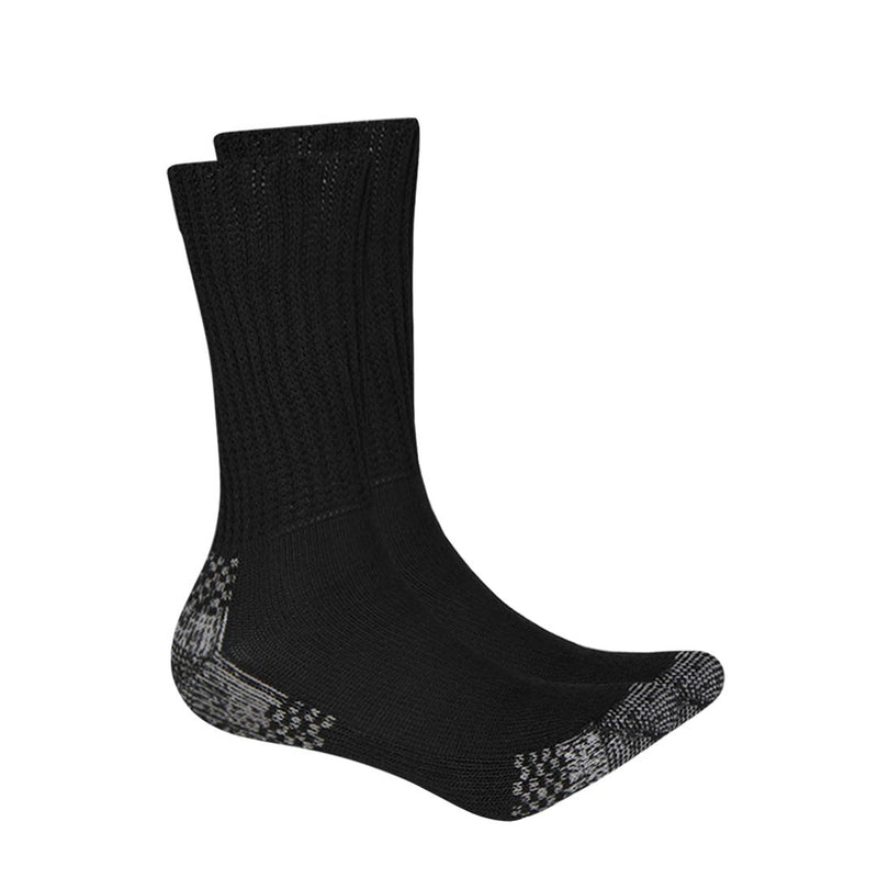 Dr.Scholls - Women's 2 Pack Advanced Relief Crew Socks (DSW22014C2C4D01 BLACK)