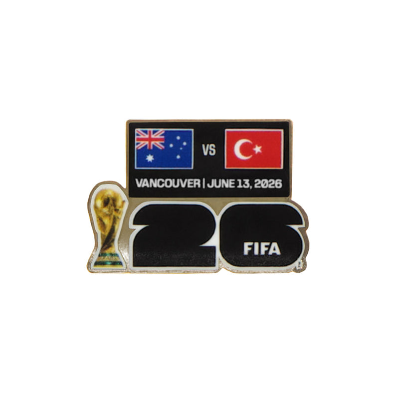FIFA - Australia Vs Turkey FIFA World Cup 2026 Matchup Pin (FIFA-0539-PN)