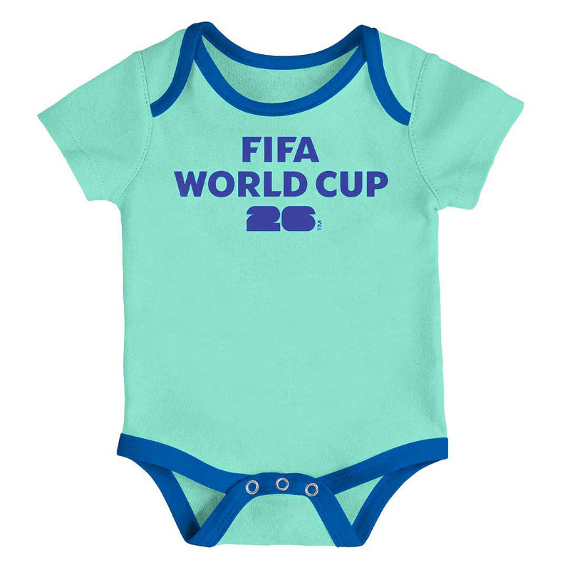 FIFA - Kids' (Infant) FIFA World Cup 2026 3 Pack Creeper Set (HKII19AEE FIFA)