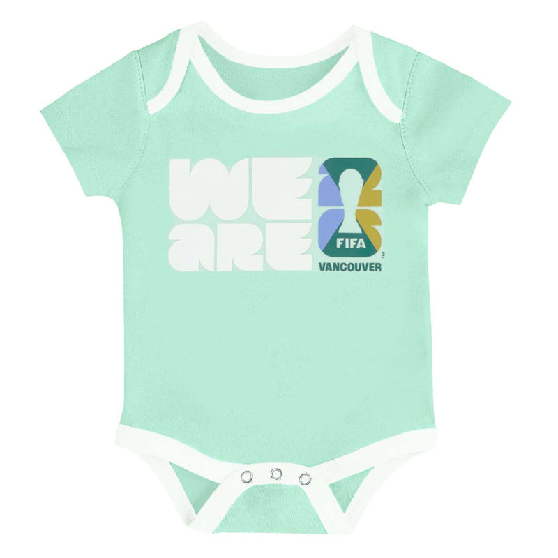 FIFA - Kids' (Infant) FIFA World Cup 2026 Vancouver 3 Pack Creeper Set (HKII19AJR VAC)