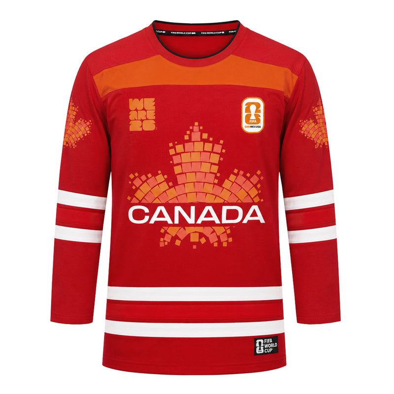 FIFA - Men's World Cup 2026 Canada 3/4 Sleeves Hockey Jersey (HJIMW9AQ6 CAN)