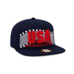 FIFA - Unisex FIFA World Cup 2026 USA Flatbrim Snapback Hat (HKIMOSDUW USA)