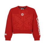 FIFA - Women's FIFA World Cup 2026 Canada Oversized Crop Crewneck Sweatshirt (HJILA9AES CAN)