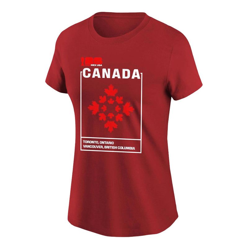 FIFA - Women's World Cup 2026 Canada Graphic Short Sleeve T-Shirt (HKIL39ADS CAN)