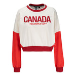FIFA - Women's World Cup 2026 Canada Oversized Crop Sweatshirt (HJILA9ADP CAN)