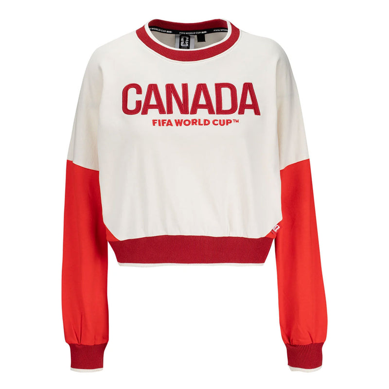 FIFA - Women's World Cup 2026 Canada Oversized Crop Sweatshirt (HJILA9ADP CAN)