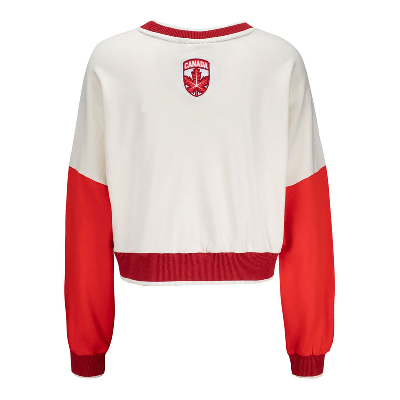 FIFA - Women's World Cup 2026 Canada Oversized Crop Sweatshirt (HJILA9ADP CAN)