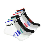 FILA - Kids' 6 Pack 1/4 Socks (FW0069 COMBO9)