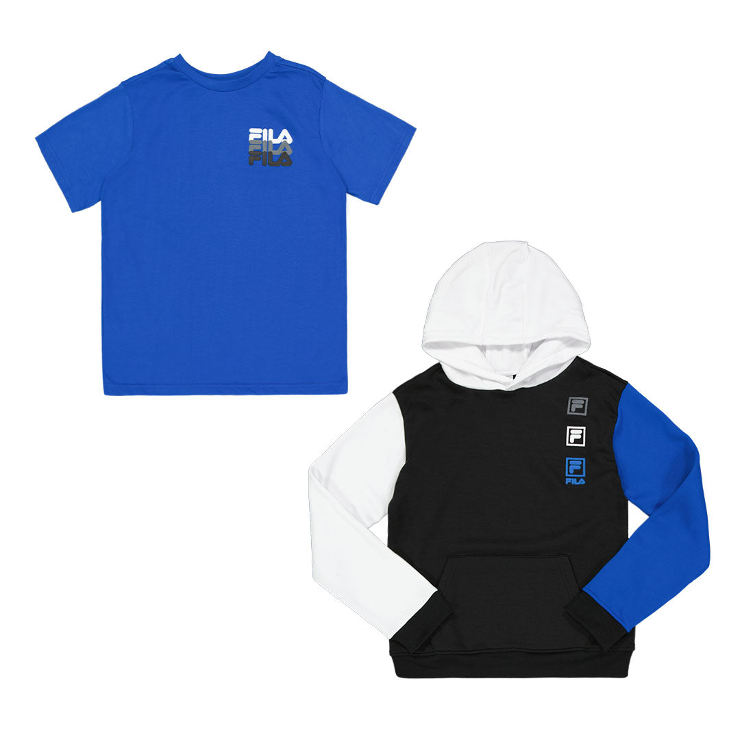 Sweat Fila Bleu Ensemble Enfant Fila FILA Ensemble Pièces Sweat à