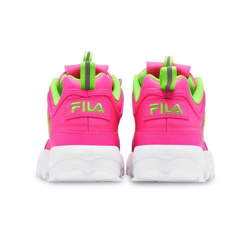 Pink Glow In The Dark Fila Shoes Neon Fila Disruptor Store