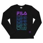 FILA - Kids' (Junior) Graphic Long Sleeve T-Shirt (82FB39 BLK)