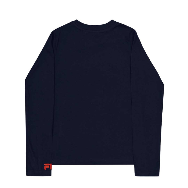 FILA - Kids' (Junior) Graphic Long Sleeve T-Shirt (82FB39 NVY)