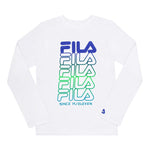 FILA - Kids' (Junior) Graphic Long Sleeve T-Shirt (82FB39 WHT)