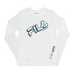 FILA - Kids' (Junior) Graphic Long Sleeve T-Shirt (82FB44 WHT)