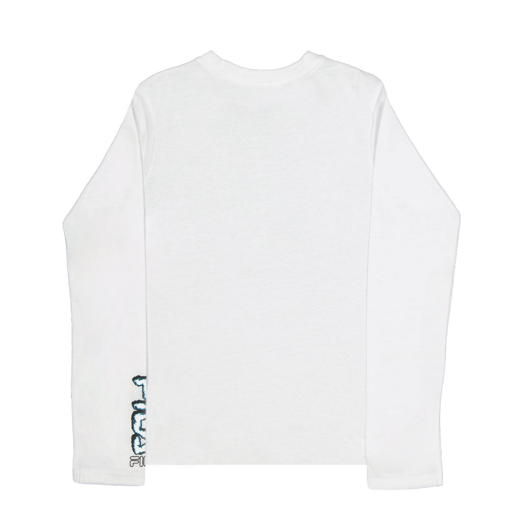 FILA - Kids' (Junior) Graphic Long Sleeve T-Shirt (82FB44 WHT)