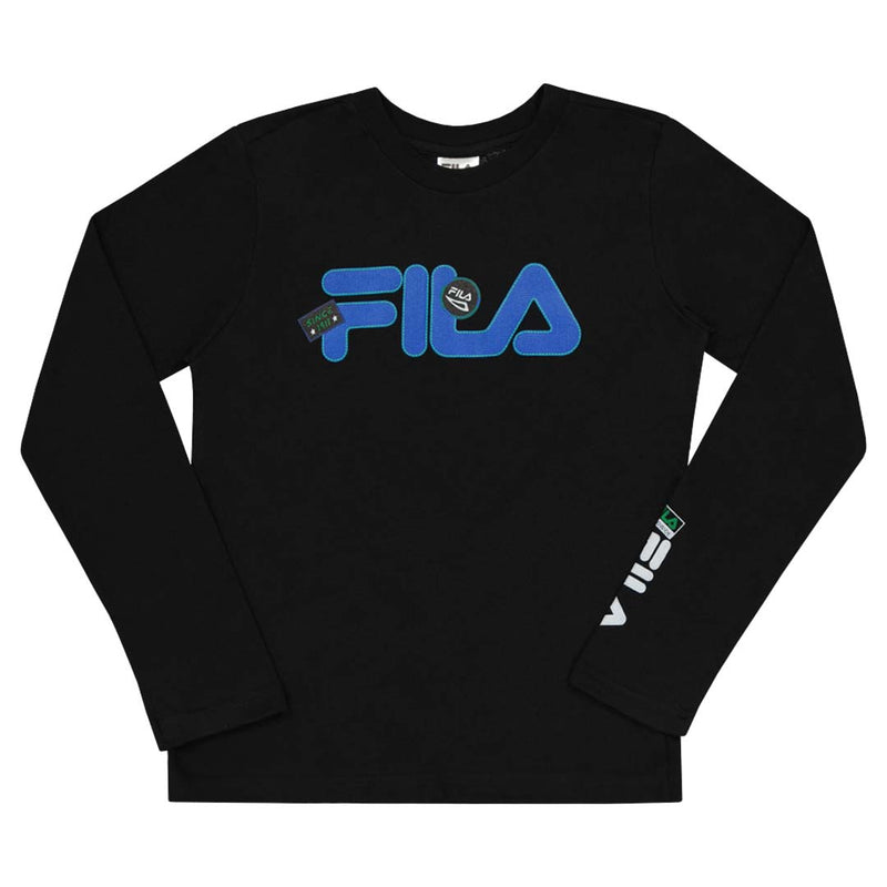 FILA - Kids' (Junior) Graphic Long Sleeve T-Shirt (82FB45 BLK)