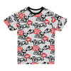 FILA - T-shirt avec logo AOP pour enfants (juniors) (82FA71 BLK) 