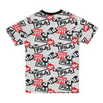 FILA - Kids' (Junior) Logo AOP T-Shirt (82FA71 BLK)