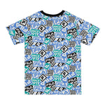FILA - T-shirt avec logo AOP pour enfants (junior) (82FA71 BLU) 