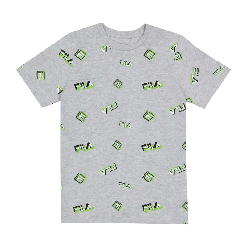 FILA - T-shirt avec logo AOP pour enfants (juniors) (82FB55 LGH) 