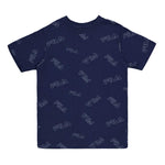 FILA - Kids' (Junior) Logo AOP T-Shirt (82FB57 NVY)