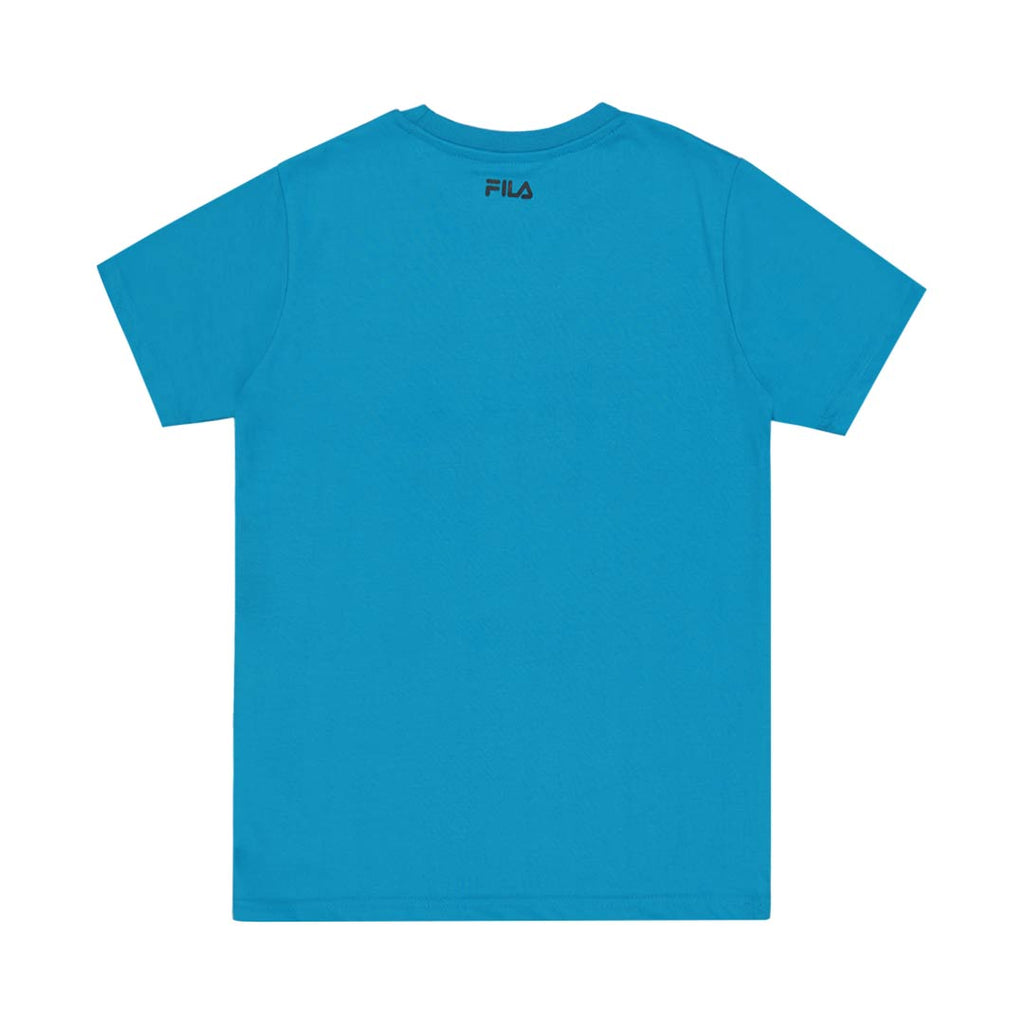 FILA - T-shirt graphique avec logo pour enfants (junior) (82FB99 BLU) 