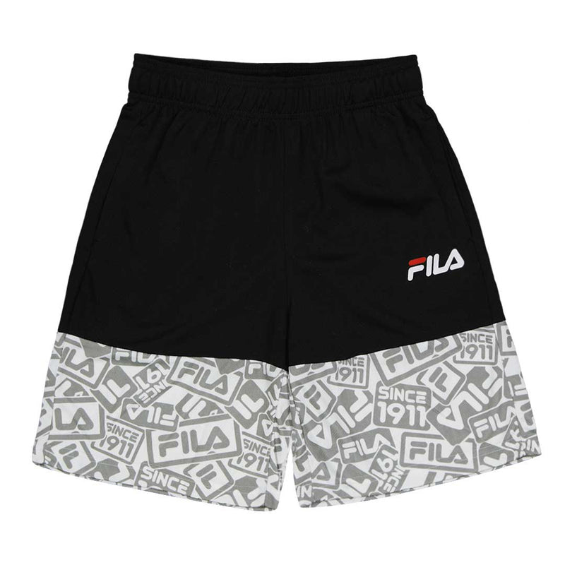 FILA - Kids' (Junior) Mesh AOP Shorts (81FA88 WHT)