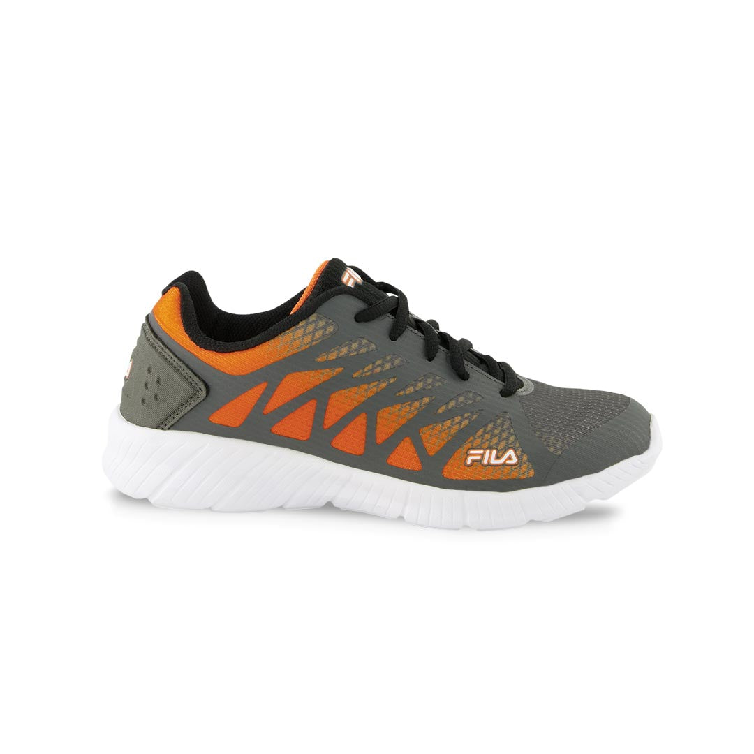 FILA Kids Preschool Junior Fantom 6 Shoes 3RM01627 065 Gry Org Wht 6