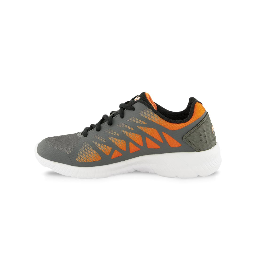 FILA Kids Preschool Junior Fantom 6 Shoes 3RM01627 065 Gry Org Wht 6.5