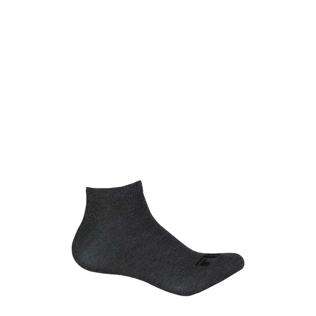 FILA - Lot de 10 chaussettes basses en tricot plat pour hommes (FW02023 BLKCHAR) 