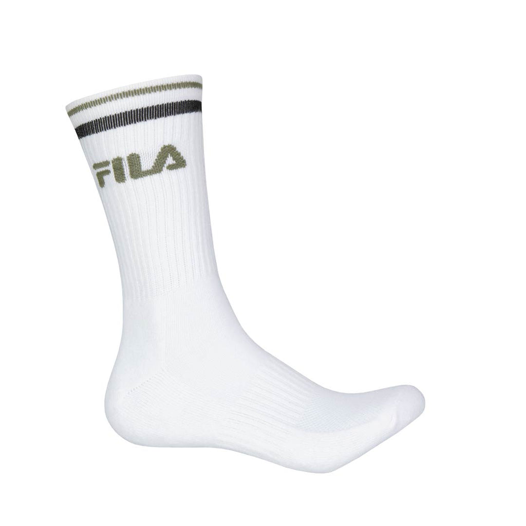 FILA - Men's 3 Pack Athletic Lifestyle Crew Socks (FW0122)