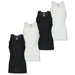 FILA - Men's 4 Pack Athletic Tank Top (FM0038CT BLKGRY)