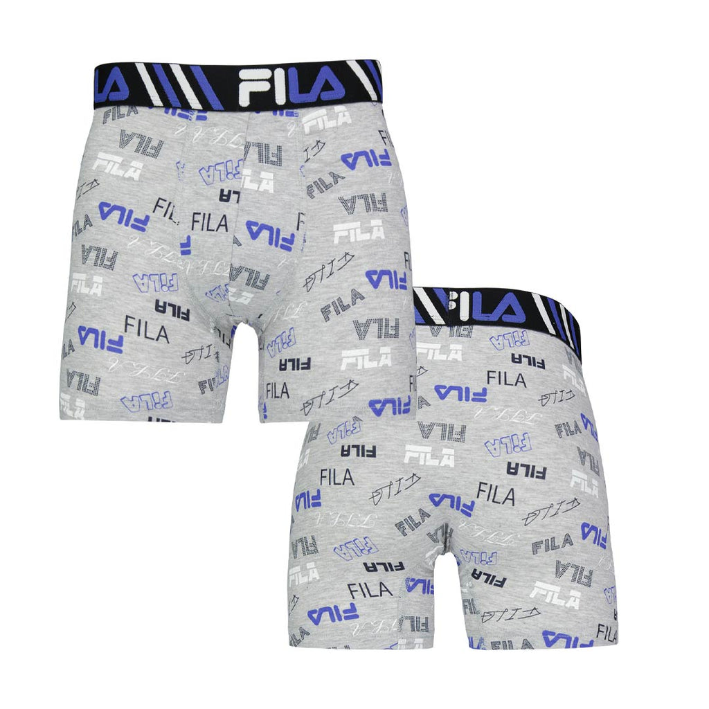 FILA - Lot de 4 boxers pour hommes (FM412BXCS16 400) 