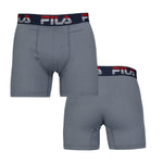 FILA - Lot de 4 boxers pour hommes (FM412BXPB13 702) 