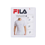 FILA - Men's 4 Pack Crew Neck T-Shirt (FM0114CT23 100)