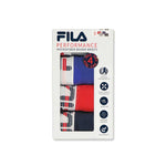 FILA - Lot de 4 boxers en élasthanne pour hommes (FM412BXPB13 700) 